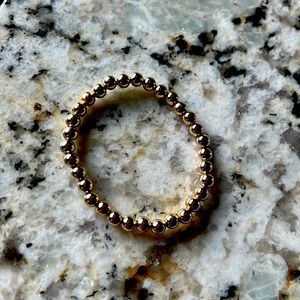 Custom gold colored bracelet